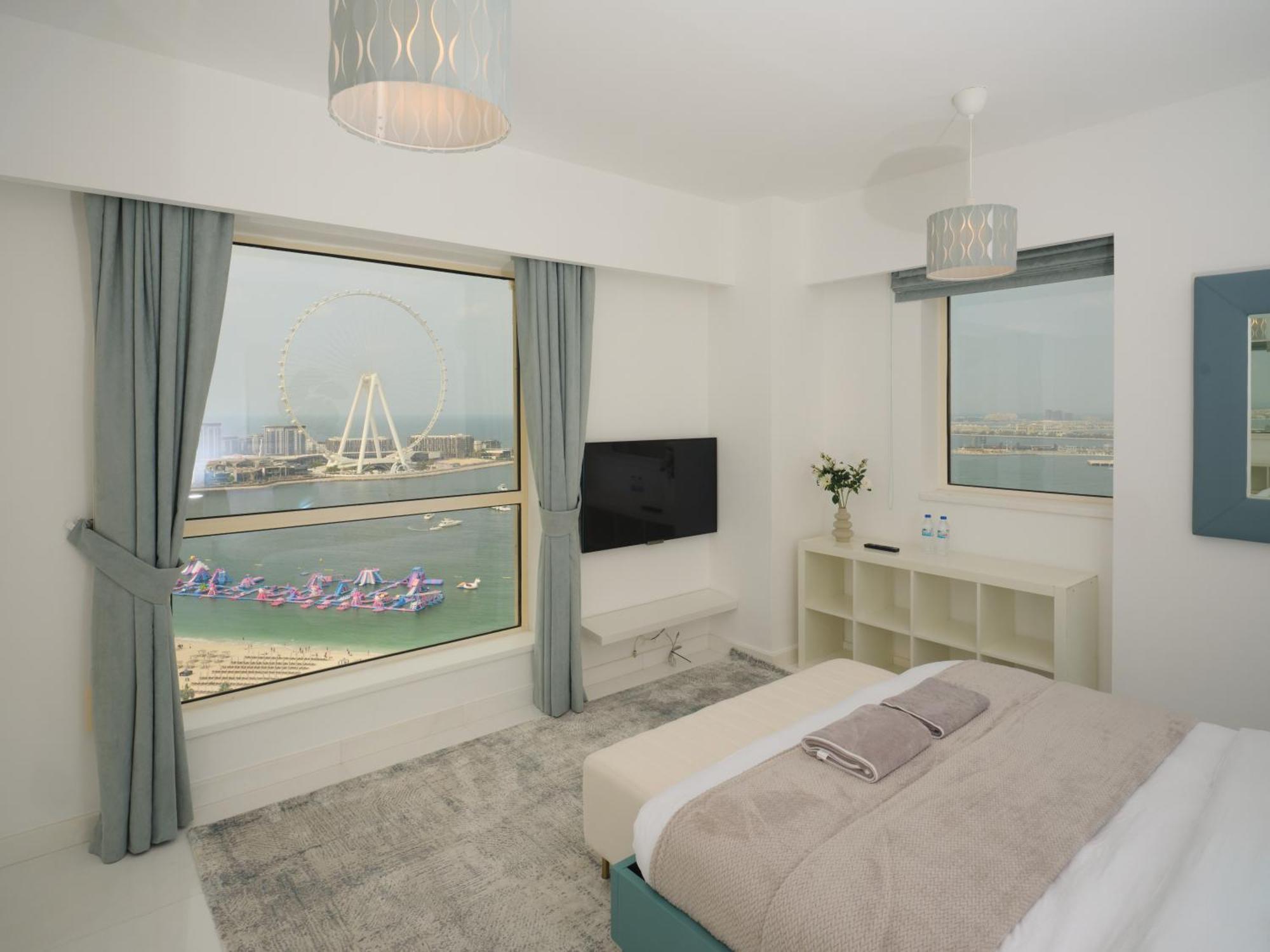 דובאי Jbr Beachfront Luxe Apartment All Rooms Sea Facing מראה חיצוני תמונה