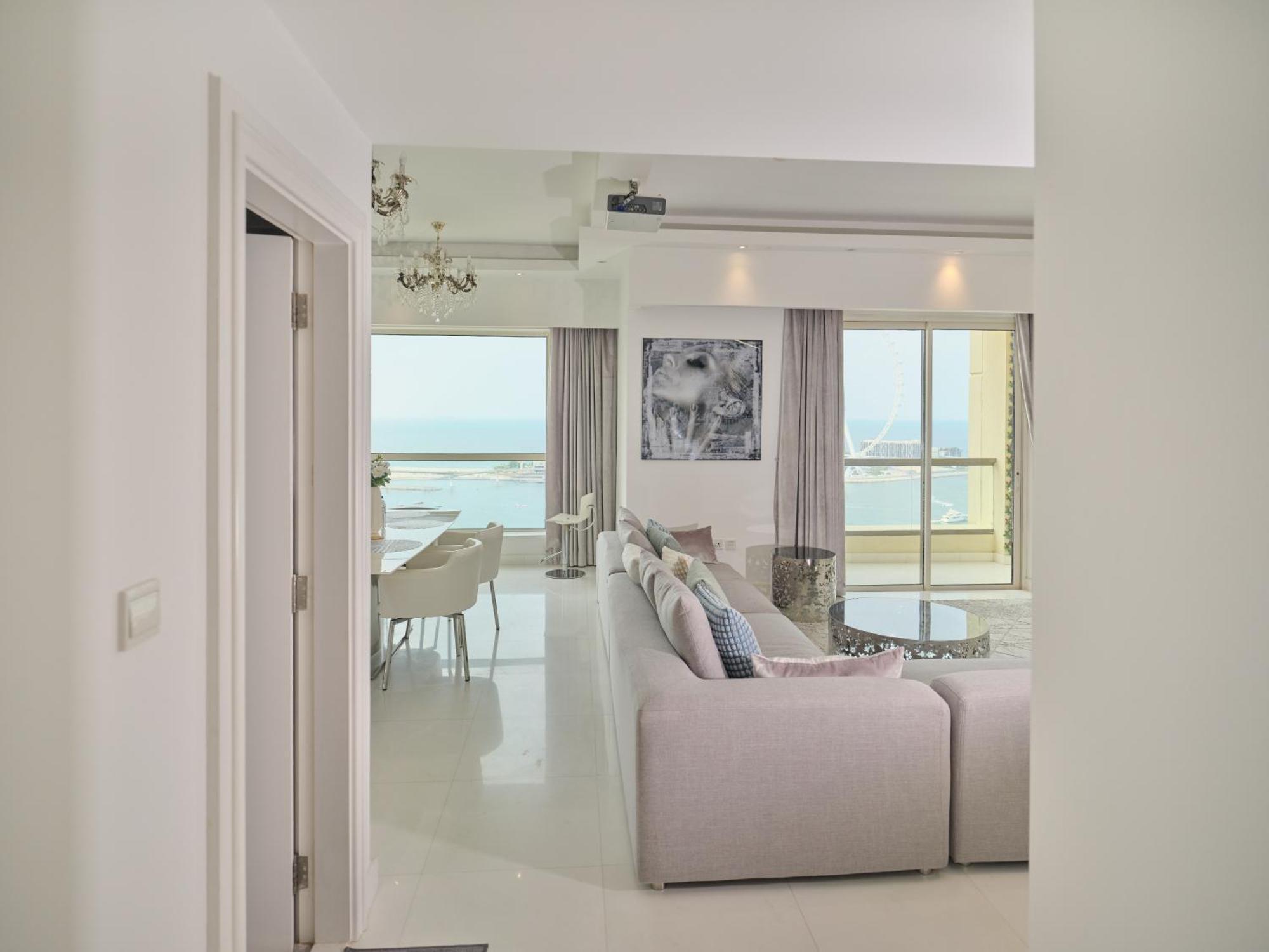 דובאי Jbr Beachfront Luxe Apartment All Rooms Sea Facing מראה חיצוני תמונה
