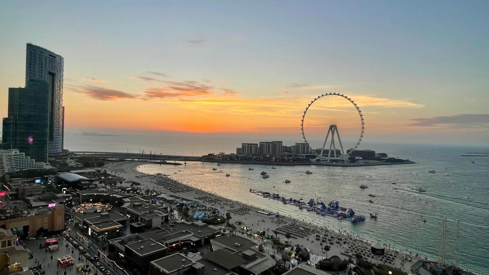 דובאי Jbr Beachfront Luxe Apartment All Rooms Sea Facing מראה חיצוני תמונה